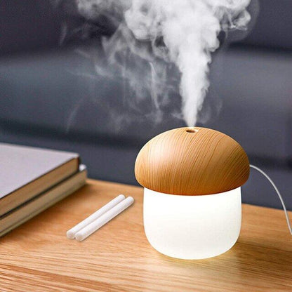 Mini Mushroom Humidifier Aroma Diffuser with Night Lights