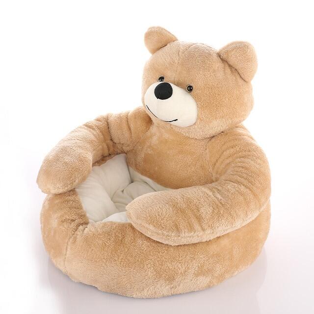 Cute Bear Shaped Small Dog/Cat Bed Plush