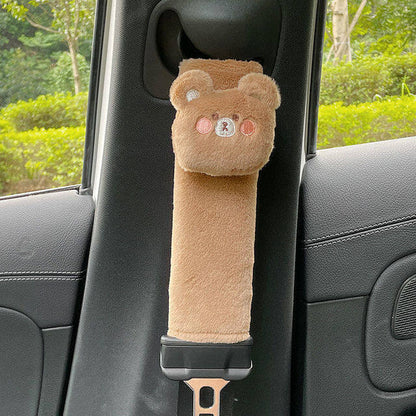 Cute Bear/Rabbit Car Seat Belt Shoulder Protector!