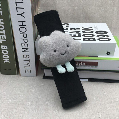 Cute Cartoon Cloud Plush Car Seat Belt Cover