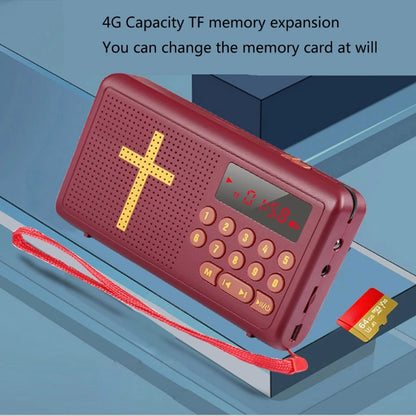 Portable Talking King James Version Bible Audio Player with Old & New Testasments! Usb Charging Cable Audio Frequency of 20 hz - 20 KHZ