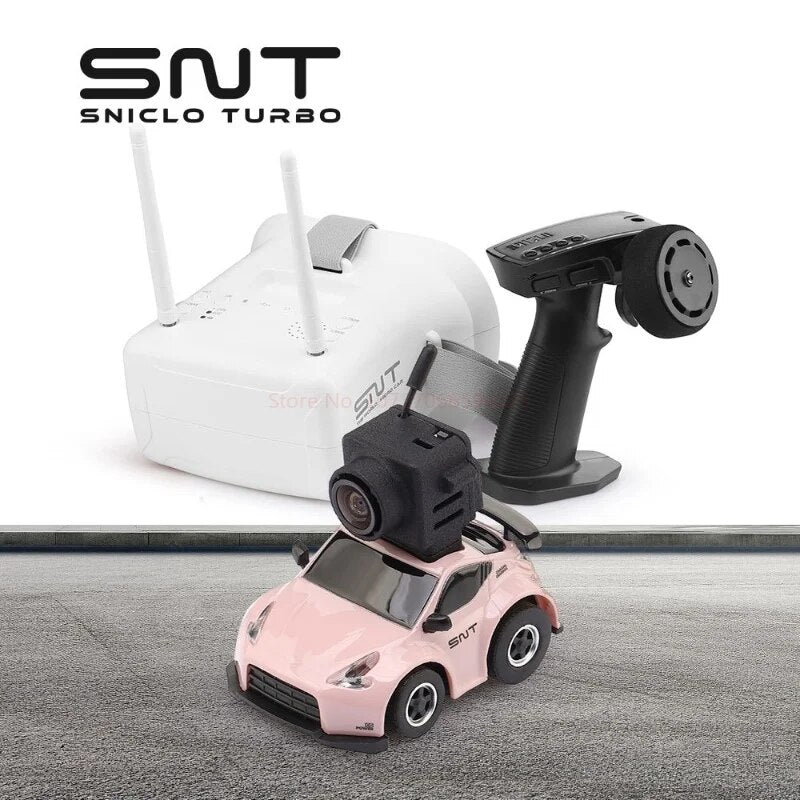 Sniclo Turbo RC/ First Person Perspective Camera Race Car! 1/100 Scale!With Built in Lights!