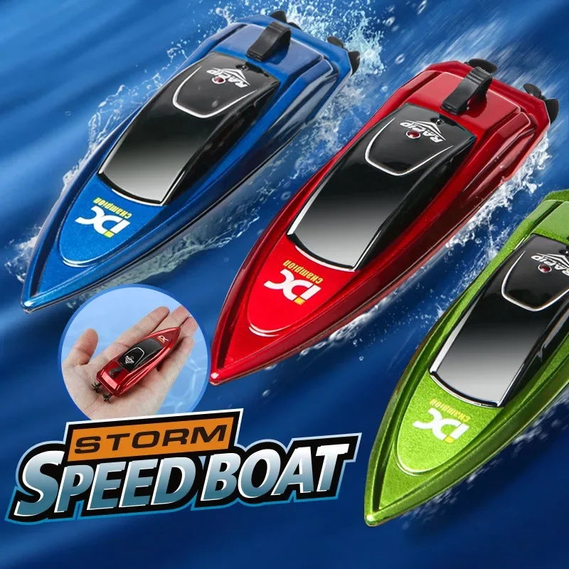 Cute Mini RC Boat with top speed 5km/h