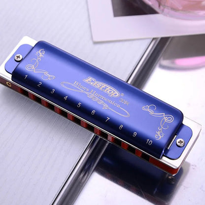 East Top T008K Professional Diatonic 10 Hole Blues Harmonica