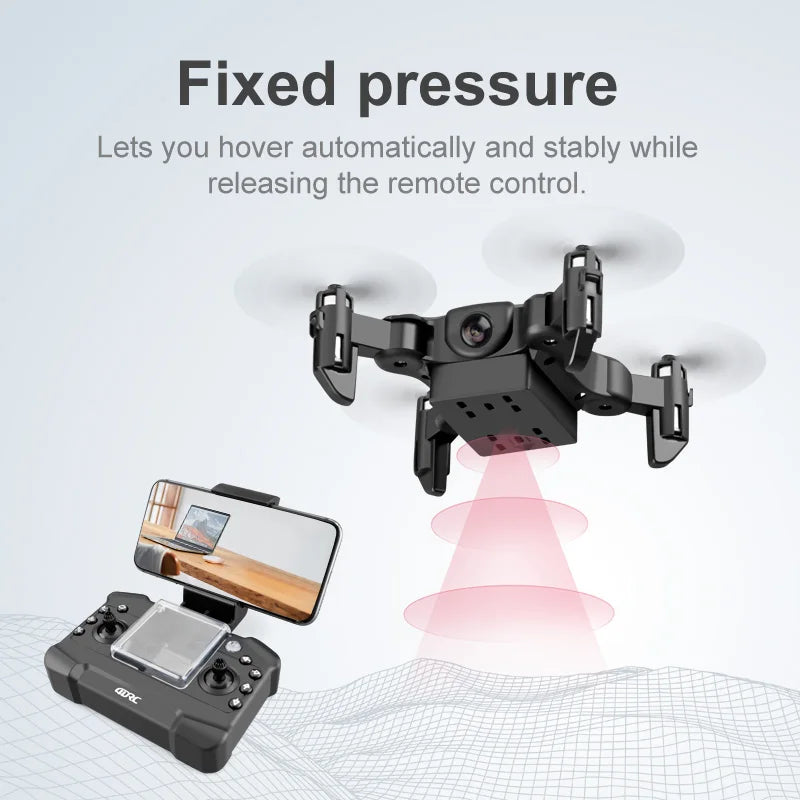 Cute 4K Mini Folding Drone Wifi Remote Control Aerial Photography/Four-Axis Helicopter