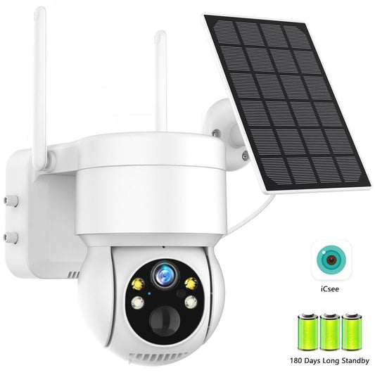 Amazing Outdoor Wireless Solar IP Camera with 4MP HD & Built-in Battery