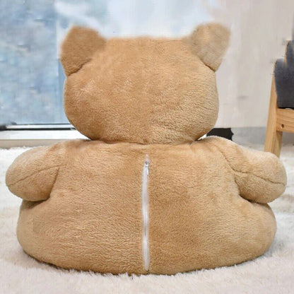 Cute Bear Shaped Small Dog/Cat Bed Plush