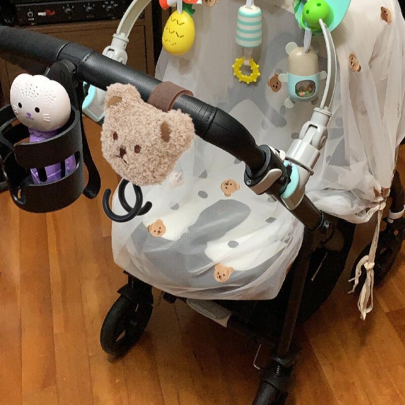 Bear Shaped Baby Stroller Accessories Hook!