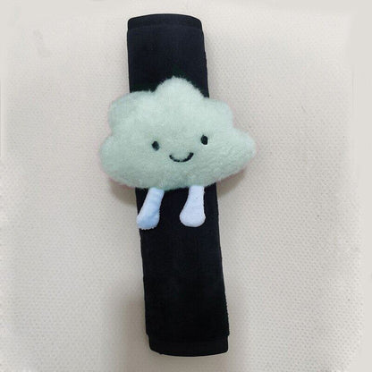 Cute Cartoon Cloud Plush Car Seat Belt Cover