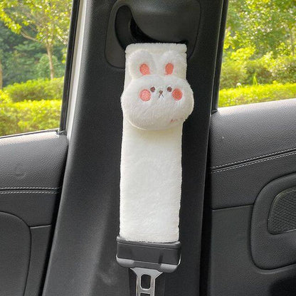 Cute Bear/Rabbit Car Seat Belt Shoulder Protector!