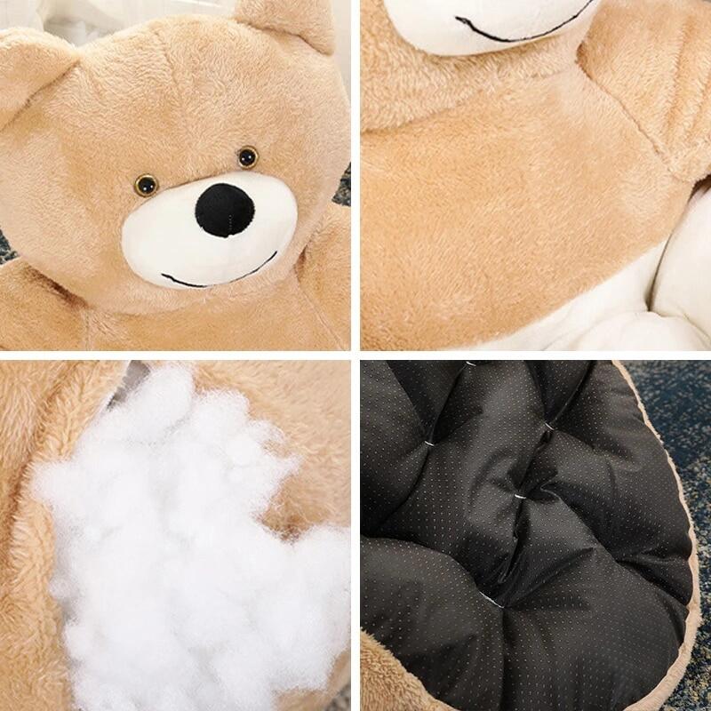 Cute Bear Shaped Small Dog/Cat Bed Plush