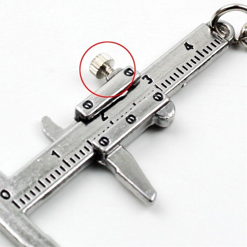 Mini Vernier Calipers Keychain 0-4cm