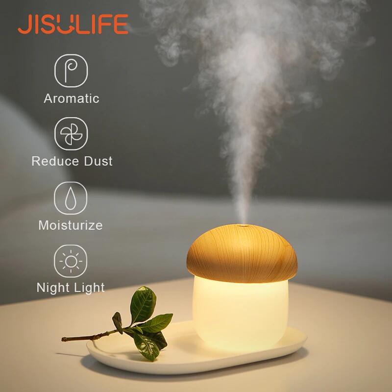 Mini Mushroom Humidifier Aroma Diffuser with Night Lights