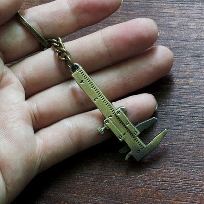 Mini Vernier Calipers Keychain 0-4cm