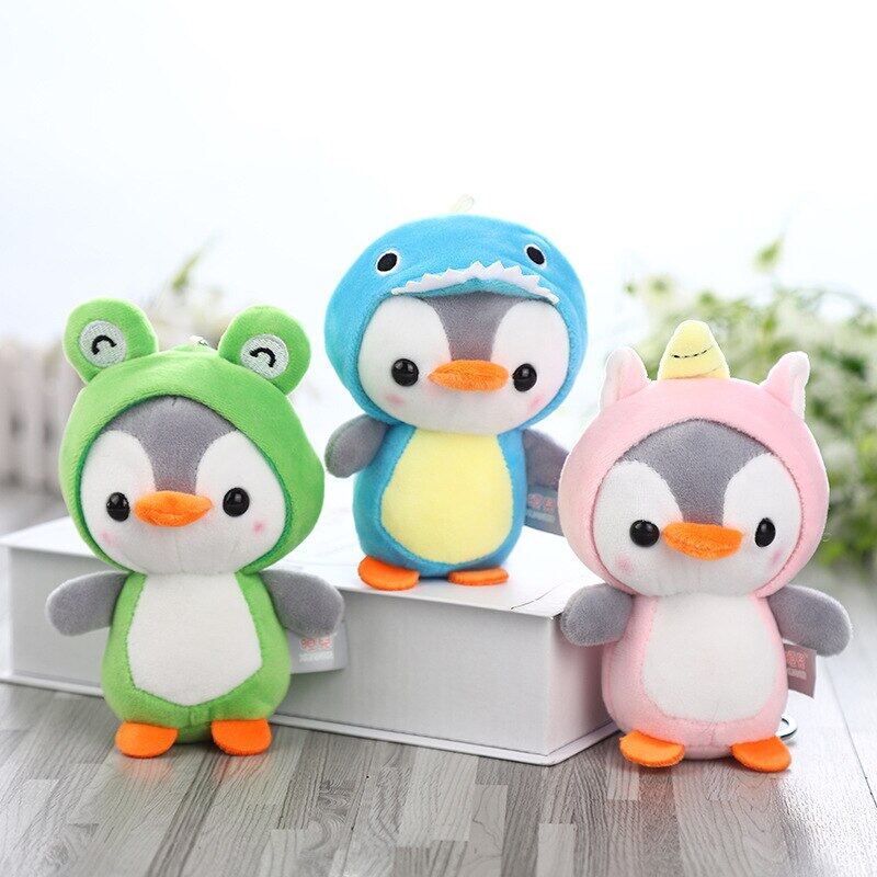 Penguin Plush Animal Pendant Key Chain