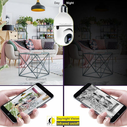 Light Socket 1080P Wifi Security Camera