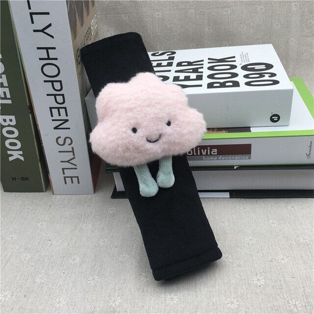 Cute Cartoon Cloud Plush Car Seat Belt Cover